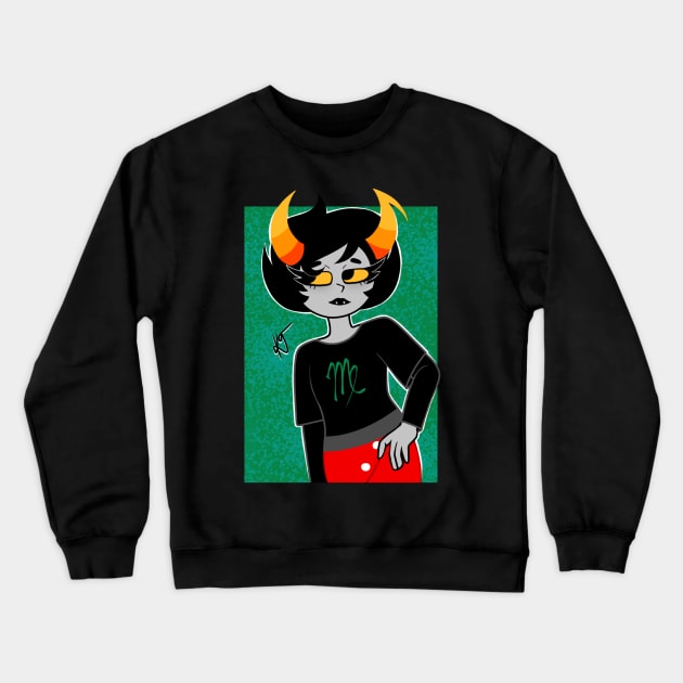 Kanaya Maryam - Homestuck Crewneck Sweatshirt by WhiteRabbitWeirdo